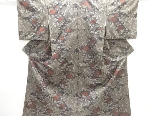 Japanese Kimono / Tsumugi Omeshi Silk
